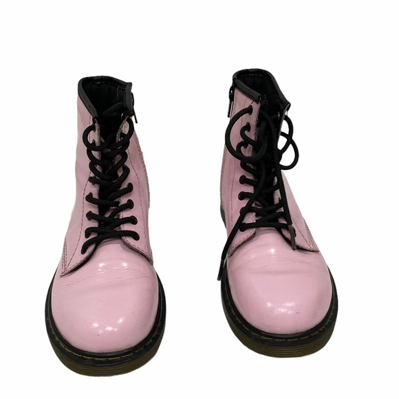 Dr Marten Baby Pink Delaney Boots Size 3 - Picture 3 of 6